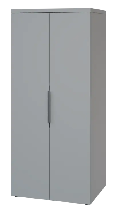 SIST 5 - 82 šatní skříň, 2-dveřová, tyč, 1820x800x600, šedá